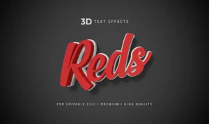 reds 3d text style effect mockup - title:Home - اورچین فایل - format: - sku: - keywords: p_id:18