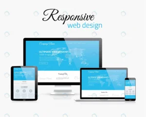 responsive web design modern flat vector style con rnd300 frp1279050 - title:Home - اورچین فایل - format: - sku: - keywords: p_id:18