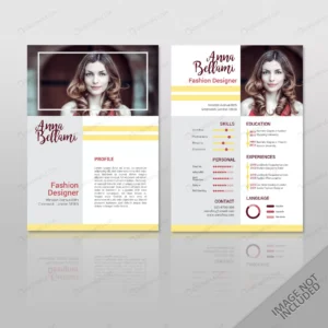 resume anna creative layout print ready crca1b2af50 size1.74mb - title:Home - اورچین فایل - format: - sku: - keywords: p_id:18