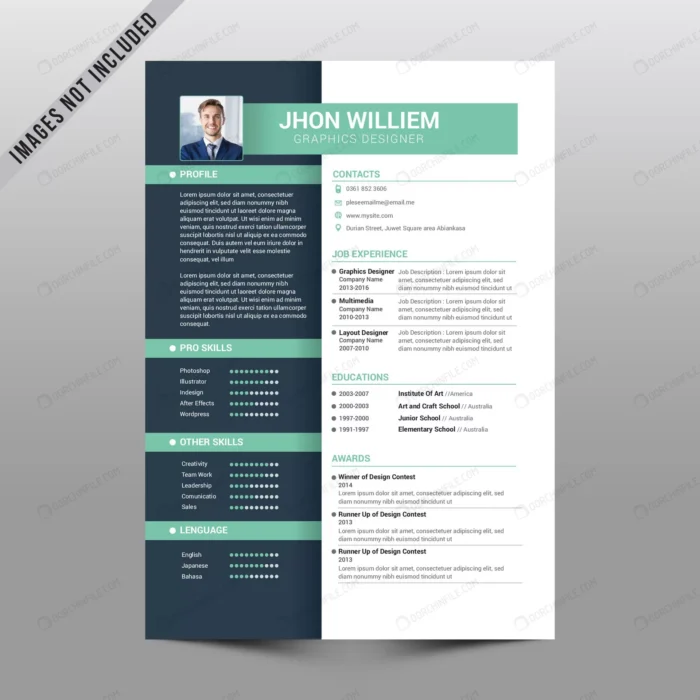 resume clean gray soft green crcf47114d3 size1.88mb - title:رزومه کاری مشکی و سفید - اورچین فایل - format:EPS - وکتور - sku:crcf47114d3 - keywords:رزومه کاری مشکی و سفید p_id:101859