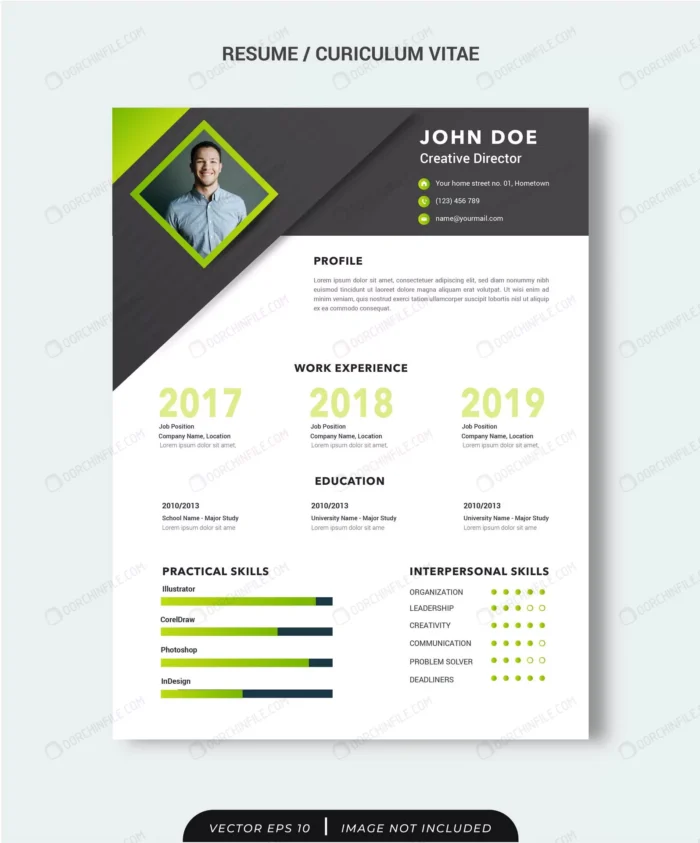 resume cv template 3 crcec3ddc99 size3.69mb - title:قالب رزومه سفید و سیاه - اورچین فایل - format:EPS - وکتور - sku:crcec3ddc99 - keywords:قالب رزومه سفید و سیاه p_id:101865