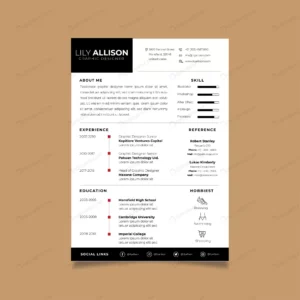 resume design template minimalist cv 2 crc49f172a4 size1.88mb - title:Home - اورچین فایل - format: - sku: - keywords: p_id:18