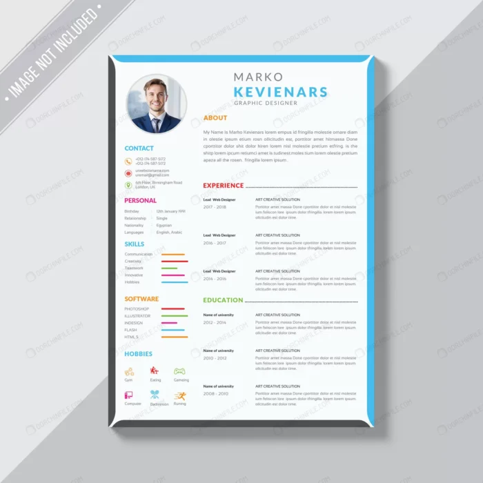 resume design template crc44f8d7fc size2.85mb - title:قالب رزومه کاری - اورچین فایل - format:EPS - وکتور - sku:crc44f8d7fc - keywords: p_id:101895