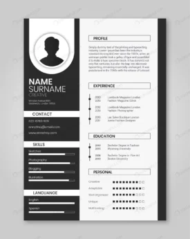 resume template creative balck crc2255461c size0.82mb - title:Home Main - اورچین فایل - format: - sku: - keywords: p_id:18