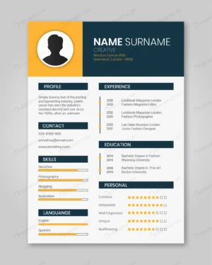 resume template orange minimalist crc325f82ec size0.89mb - title:Home - اورچین فایل - format: - sku: - keywords: p_id:18