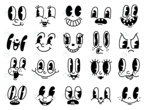 retro 30s cartoon mascot characters funny faces 50 rnd122 frp19509211 - title:Home - اورچین فایل - format: - sku: - keywords: p_id:18