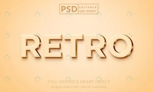 retro 3d text style effect psd premium template rnd531 frp31553209 - title:Home - اورچین فایل - format: - sku: - keywords: p_id:18