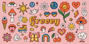 retro 70s hippie stickers psychedelic groovy eleme rnd455 frp21821170 - title:Home - اورچین فایل - format: - sku: - keywords: p_id:18