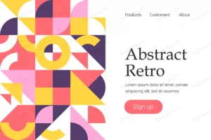 retro abstract geometric design website template crc4dcf3ae9 size1.01mb - title:Home - اورچین فایل - format: - sku: - keywords: p_id:18