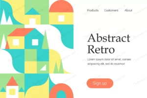 retro abstract geometric design website template crc99032c9c size0.97mb - title:Home - اورچین فایل - format: - sku: - keywords: p_id:18