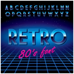 retro stylish font poster with alphabet one word crc8ddaae26 size5.08mb - title:Home - اورچین فایل - format: - sku: - keywords: p_id:18