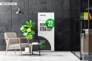 roll up banner modern office lobby mockup crc11e85c72 size65.01mb - title:Home - اورچین فایل - format: - sku: - keywords: p_id:18