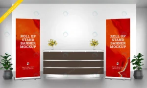 roll up banner stand mockup reception crcdcfdaa24 size62.74mb - title:Home - اورچین فایل - format: - sku: - keywords: p_id:18