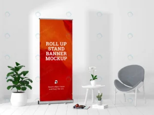 roll up banner stand mockup 4 crc80c2f39a size49.23mb - title:Home - اورچین فایل - format: - sku: - keywords: p_id:18