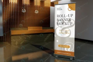 roll up standing banner mockup front reception de crc61d75df9 size24.33mb 1 - title:Home - اورچین فایل - format: - sku: - keywords: p_id:18