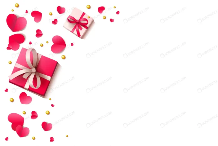 romantic background with paper hearts present box crc4811ef61 size12.87mb - title:وکتور جعبه هدیه از نمای بالا - اورچین فایل - format:EPS - وکتور - sku:crc4811ef61 - keywords: p_id:100351