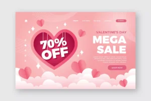 romantic valentines day landing page - title:Home - اورچین فایل - format: - sku: - keywords: p_id:18