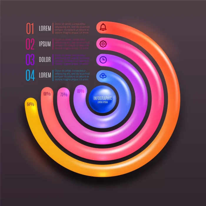 round 3d glossy infographic crc873f610a size47.66mb - title:اینفوگرافیک 3 بعدی با طرح دوّار - اورچین فایل - format:EPS - وکتور - sku:crc873f610a - keywords: p_id:38827