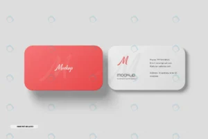 round corner business card mockup rnd581 frp18048984 - title:Home - اورچین فایل - format: - sku: - keywords: p_id:18