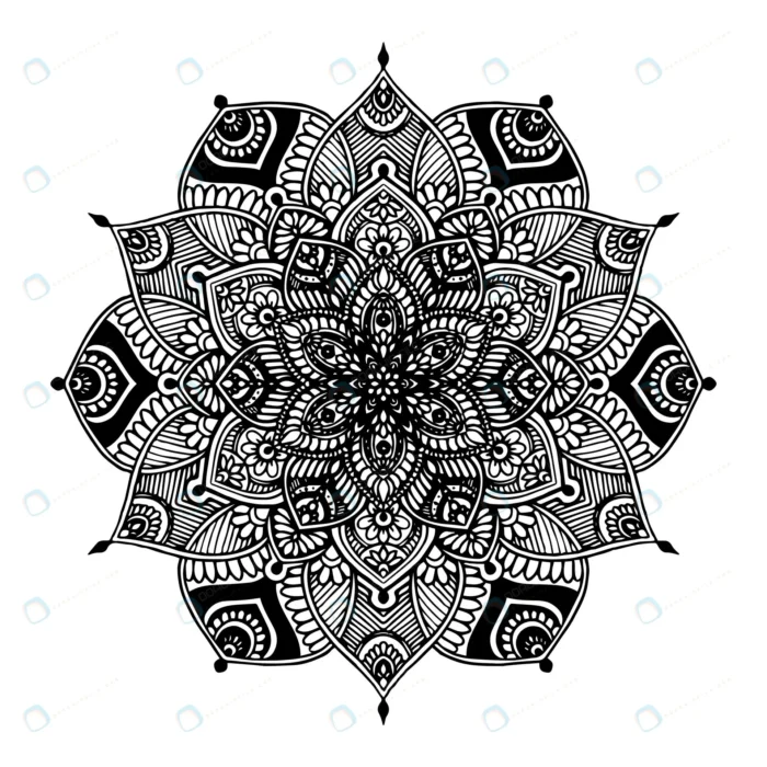 round flower mandala tattoo henna coloring book d crc16eaa158 size5.93mb - title:وکتور طرح ماندالا - اورچین فایل - format:EPS - وکتور - sku:crc16eaa158 - keywords: p_id:33988