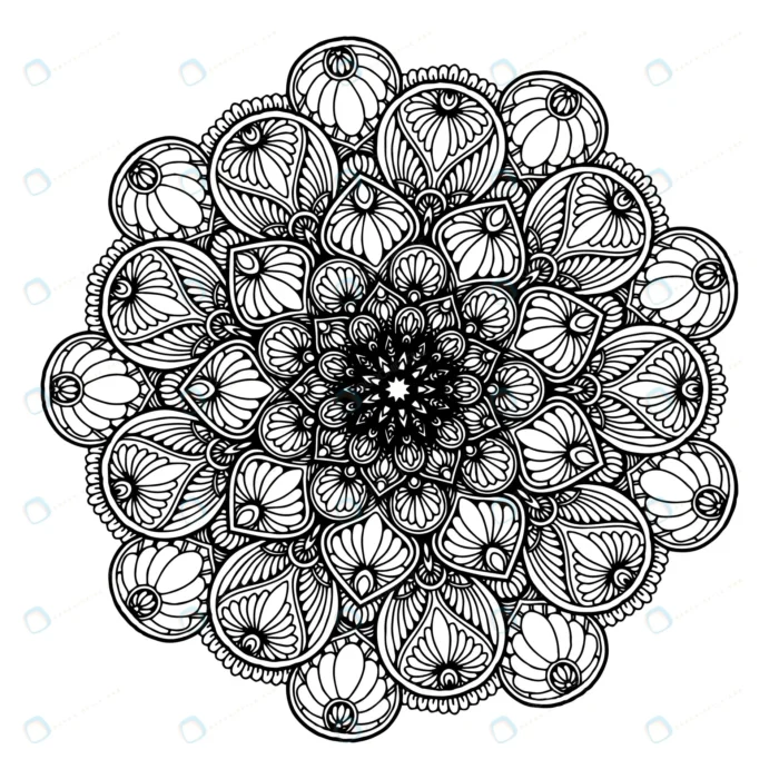 round flower mandala tattoo henna vintage decorat crc41103ab1 size7mb - title:طرح ماندالا با فرمت وکتور - اورچین فایل - format:EPS - وکتور - sku:crc41103ab1 - keywords: p_id:33894