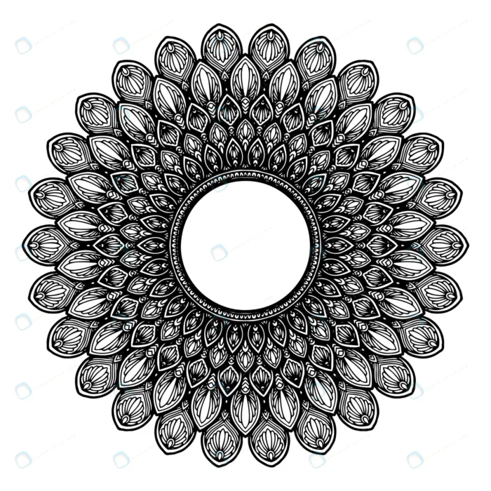 round flower mandala tattoo henna vintage decorat crcba342b2f size7.9mb - title:وکتور طرح ماندالا - اورچین فایل - format:EPS - وکتور - sku:crcba342b2f - keywords: p_id:33914