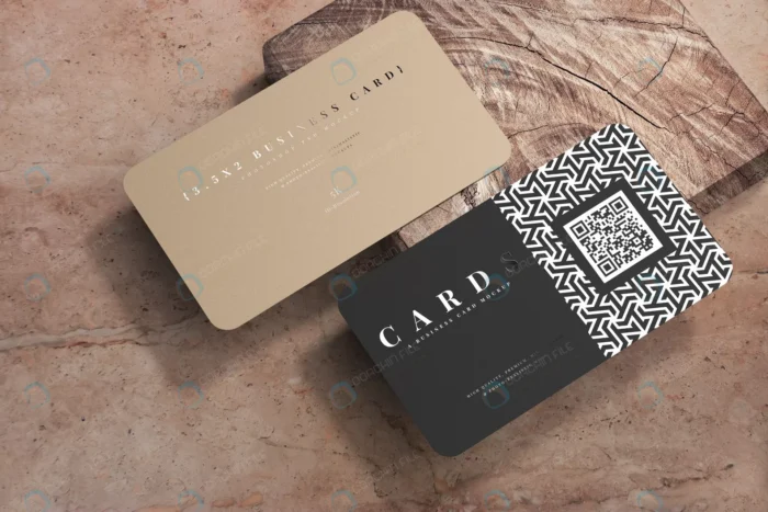 rounded corner business cards mockup.webp crcdc4bc07c size117.62mb - title:موکاپ کارت ویزیت دورگرد با تم قهوه ای و چوبی - اورچین فایل - format:PSD - فتوشاپ - sku:crcdc4bc07c - keywords: p_id:48187