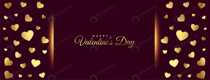 royal valentines day greeting with golden herts crc10316aa7 size0.99mb 1 - title:بنر برای ولنتاین با قلب های طلایی - اورچین فایل - format:EPS - وکتور - sku:crc10316aa7 - keywords: p_id:43021