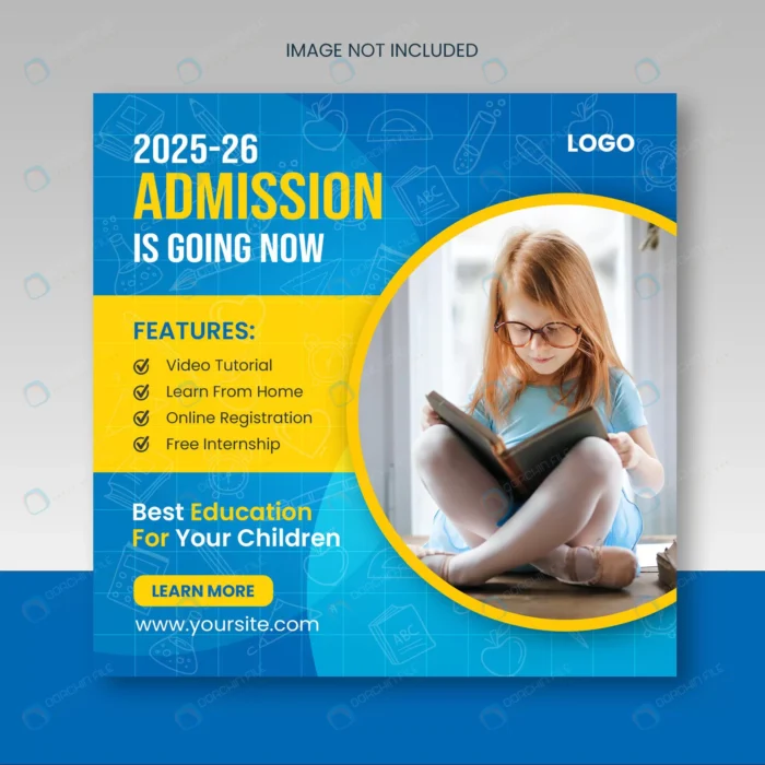 school admission back school educational social m crcd8b91abc size10.83mb 1 - title:قالب پست اینستاگرام با موضوع بازگشایی مدارس - اورچین فایل - format:PSD - فتوشاپ - sku:crcd8b91abc - keywords: p_id:42831