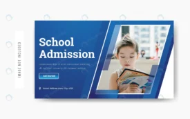 school admission youtube thumbnail template design rnd235 frp31761799 1 - title:Home Main - اورچین فایل - format: - sku: - keywords: p_id:18