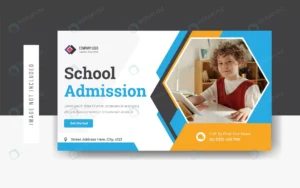 school admission youtube thumbnail template design rnd800 frp31761834 1 - title:Home - اورچین فایل - format: - sku: - keywords: p_id:18