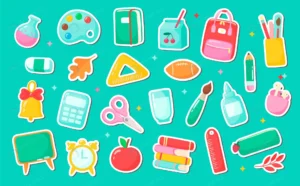 school supplies set cartoon objects accessories in rnd864 frp15389553 - title:Home - اورچین فایل - format: - sku: - keywords: p_id:18