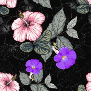 seamless floral pattern hibiscus flowers backgrou crce12fa0d5 size19.14mb - title:Home Main - اورچین فایل - format: - sku: - keywords: p_id:18