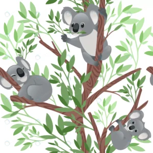 seamless pattern cute grey koala bear different po rnd859 frp28523094 1 - title:Home - اورچین فایل - format: - sku: - keywords: p_id:18