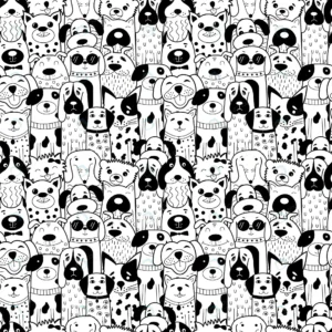 seamless pattern with black white doodle dogs rnd791 frp4717571 1 - title:Home - اورچین فایل - format: - sku: - keywords: p_id:18