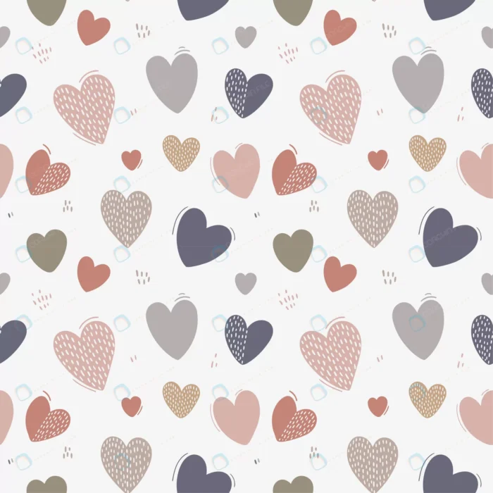 seamless pattern with cute hearts crc4bbdbbb8 size2.74mb - title:پترن سیملس طرح قلب - اورچین فایل - format:EPS - وکتور - sku:crc4bbdbbb8 - keywords: p_id:88729