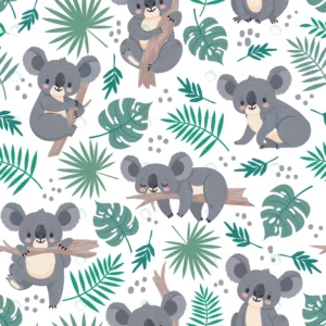 seamless pattern with koalas cute australian bears rnd288 frp16814333 1 - title:Home - اورچین فایل - format: - sku: - keywords: p_id:18