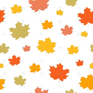 seamless pattern with maple leaves with watercolor rnd968 frp31671882 - title:Home - اورچین فایل - format: - sku: - keywords: p_id:18