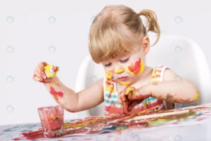 selective focus shot little girl painting playing crca7088dc3 size8.14mb 5211x3478 - title:Home - اورچین فایل - format: - sku: - keywords: p_id:18