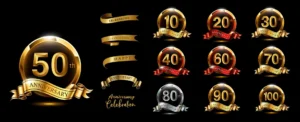 set anniversary logotype gold ribbon golden anniv crcba66513a size6.55mb 1 - title:Home - اورچین فایل - format: - sku: - keywords: p_id:18