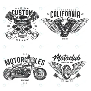 set biker motorcycle emblems labels badges logos crcac1962a3 size6.35mb - title:Home - اورچین فایل - format: - sku: - keywords: p_id:18