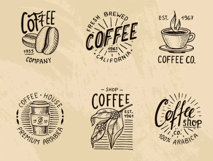 set coffee logos modern vintage elements shop men crc8fa9d91d size5.15mb - title:دانلود وکتور ست لوگوی کافی شاپ - اورچین فایل - format:EPS - وکتور - sku:crc8fa9d91d - keywords: p_id:39534