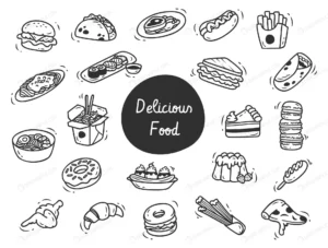 set delicious food doodle crcb29d66e3 size2.30mb - title:Home - اورچین فایل - format: - sku: - keywords: p_id:18