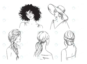 set different female summer hairstyles vector bla crcb293db60 size2.65mb - title:Home - اورچین فایل - format: - sku: - keywords: p_id:18