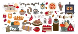 set elements fall mood white background isolated. crce3eb56db size9.22mb - title:Home - اورچین فایل - format: - sku: - keywords: p_id:18