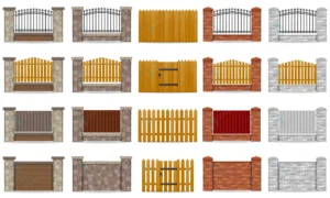 set fence made from wooden stone brick vector ill crcf70c172f size8.27mb - title:Home - اورچین فایل - format: - sku: - keywords: p_id:18