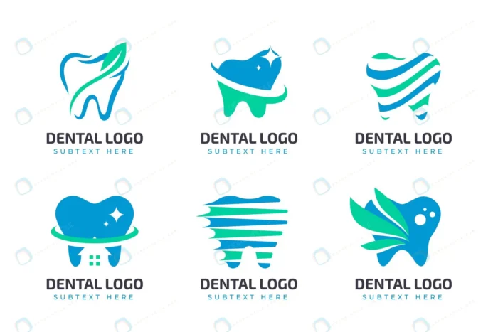 set flat dental logos crc2d11112e size0.71mb - title:مجموعه لوگوی دندان - اورچین فایل - format:EPS - وکتور - sku:crc2d11112e - keywords: p_id:90085