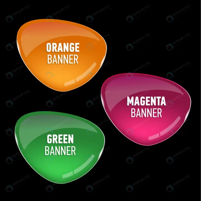 set glass banners your design 2 crcaccb3814 size1.80mb - title:دانلود دکمه های شیشه ای رنگی - اورچین فایل - format:EPS - وکتور - sku:crcaccb3814 - keywords: p_id:40701
