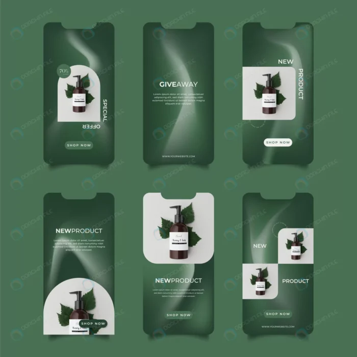 set green gradient colorful instagram sale story rnd112 frp31692417 - title:قالب استوری اینستاگرام با فرمت وکتور - اورچین فایل - format:EPS - وکتور - sku:frp31692417 - keywords: p_id:66855