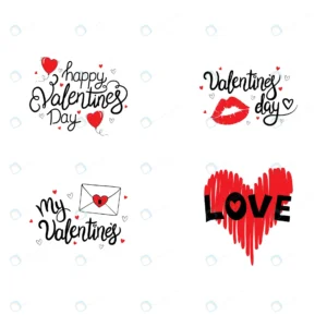 set hand drawn lettering happy valentine s day crc0a836047 size599.42kb - title:Home - اورچین فایل - format: - sku: - keywords: p_id:18